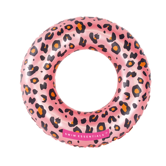 Zwemband panterprint rosegoud - 55 cm doorsnee