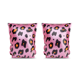 Zwembandjes Panterprint Rosegoud - 0-2 Jaar