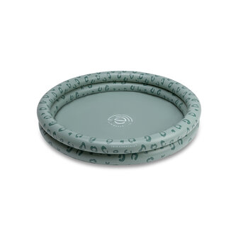 Zwembad 100 cm panterprint groen