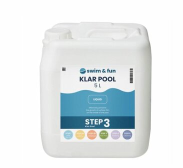 Swim &amp; Fun KlarPool 5 Liter &ndash; Voorkomt Aanslag en Houdt Zwembadwater Helder