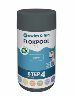 FlokPool Vlokmiddel 1 Liter &ndash; Voor Helder en Schoon Zwembadwater