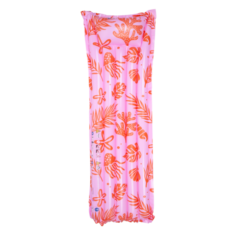 Luchtbed Ocean Reef- Roze met Rood